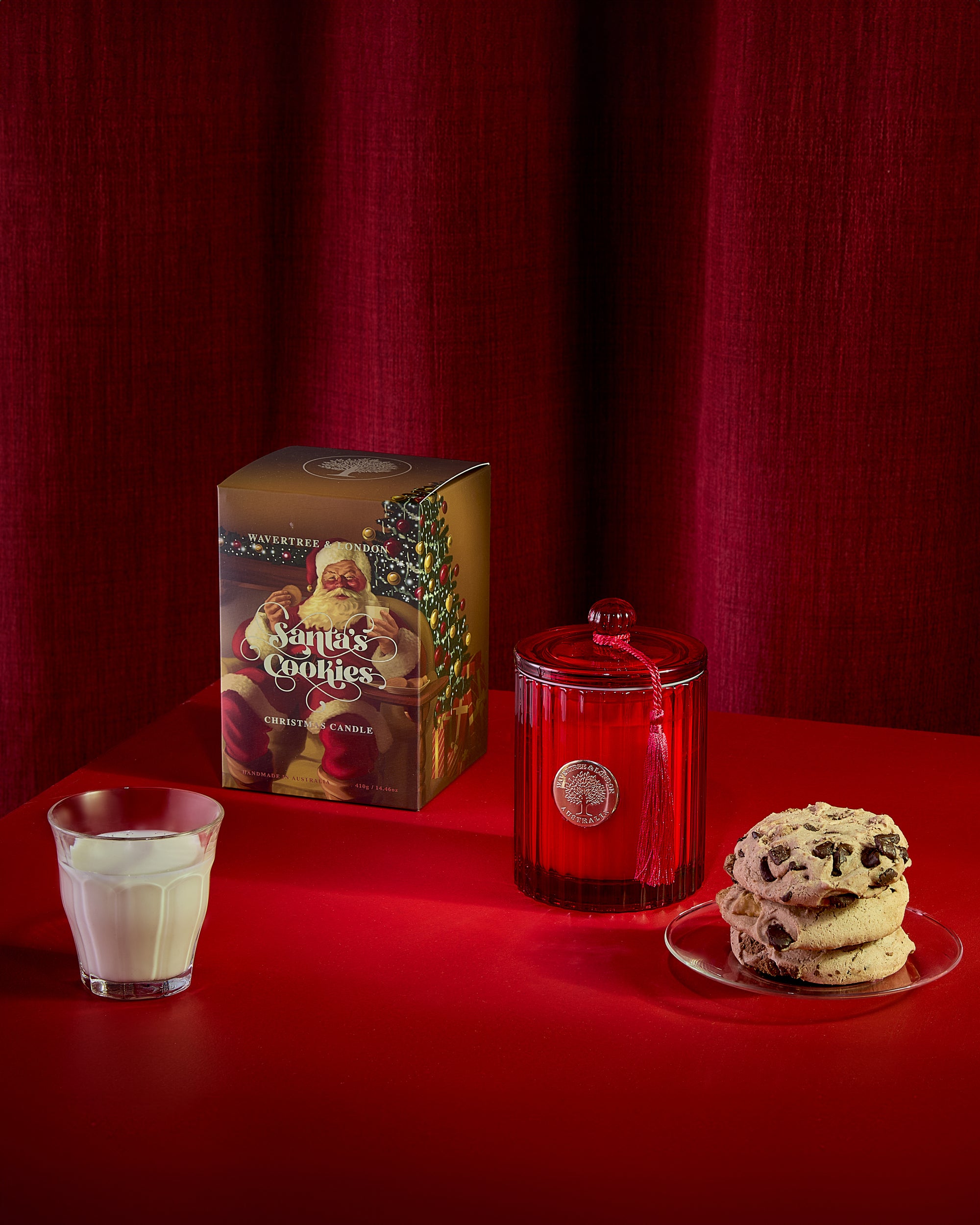 Santa's Cookies Candle