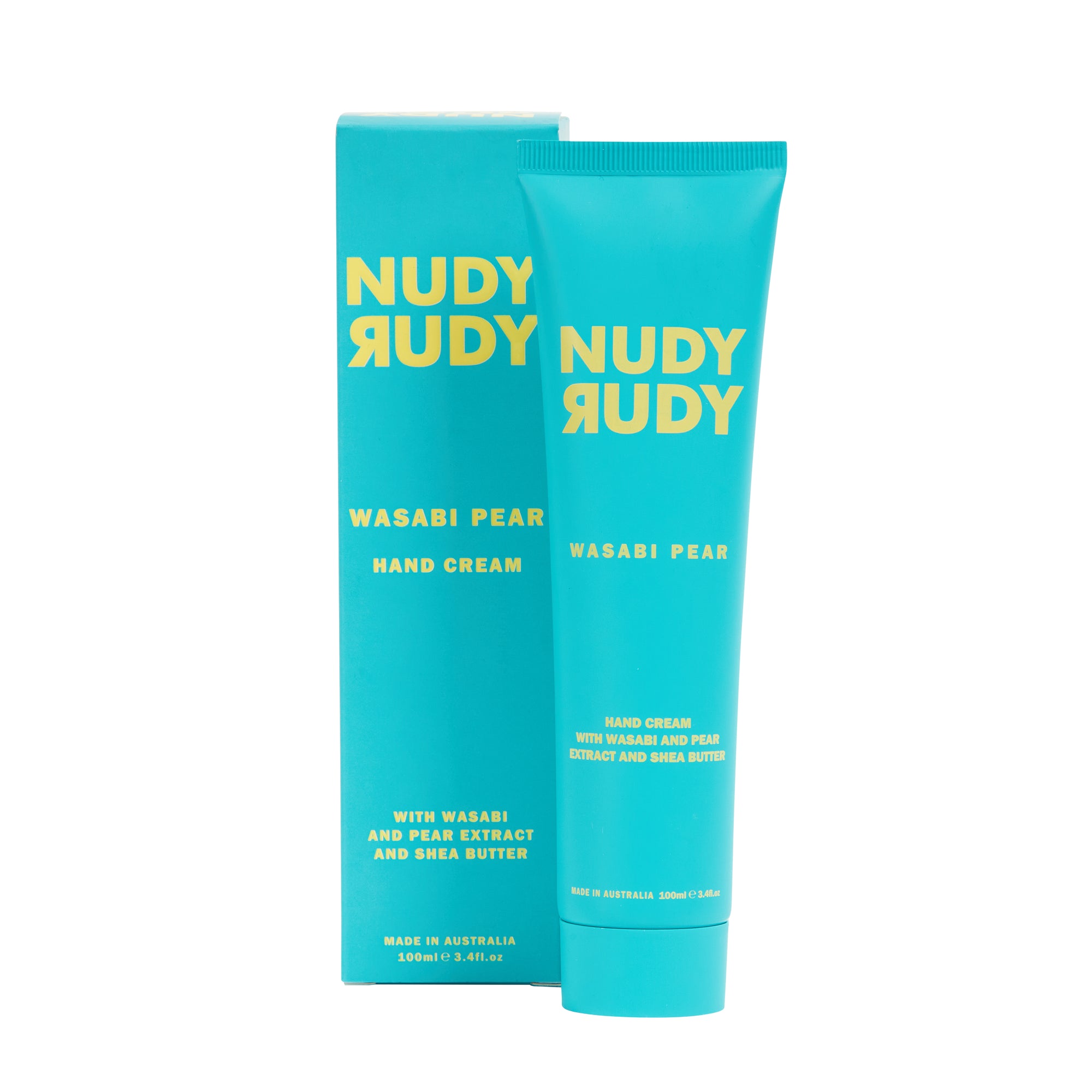 Nudy Rudy Wasabi Pear 9 x Hand Cream Carton