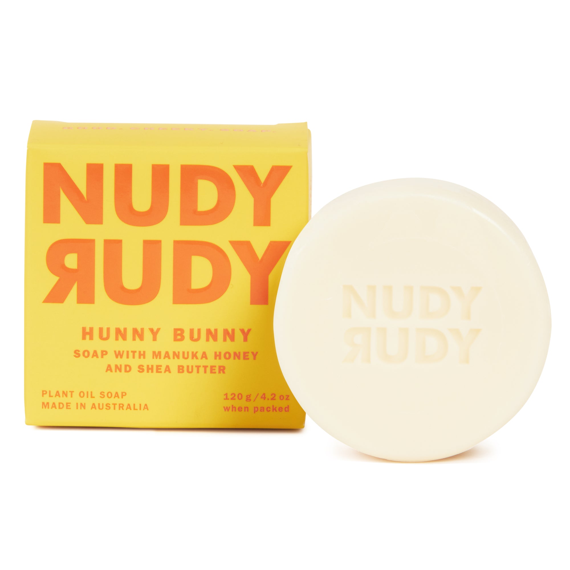 Nudy Rudy Hunny Bunny x 5 Bar Soap Carton