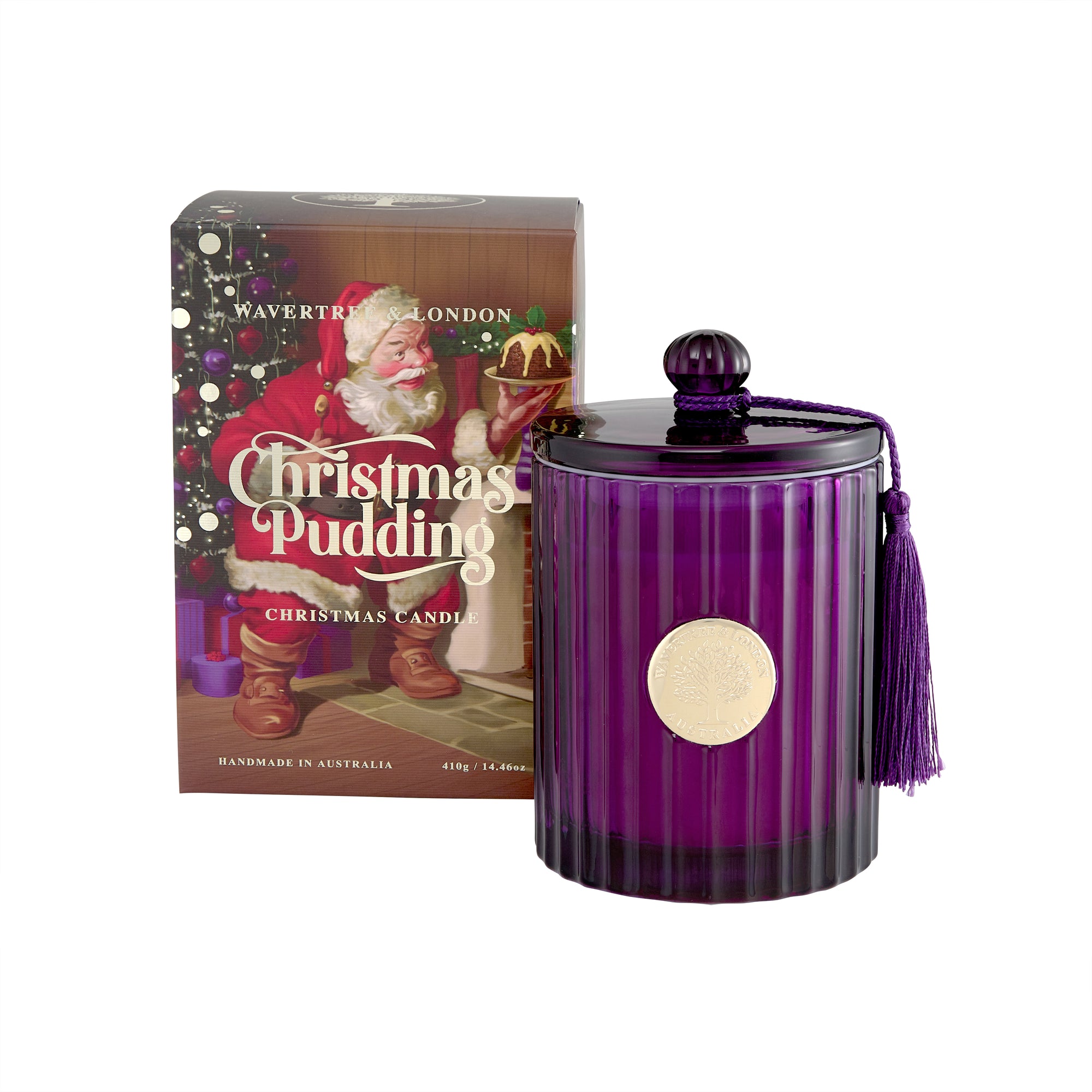 Christmas Pudding Candle 410g x 6 Carton