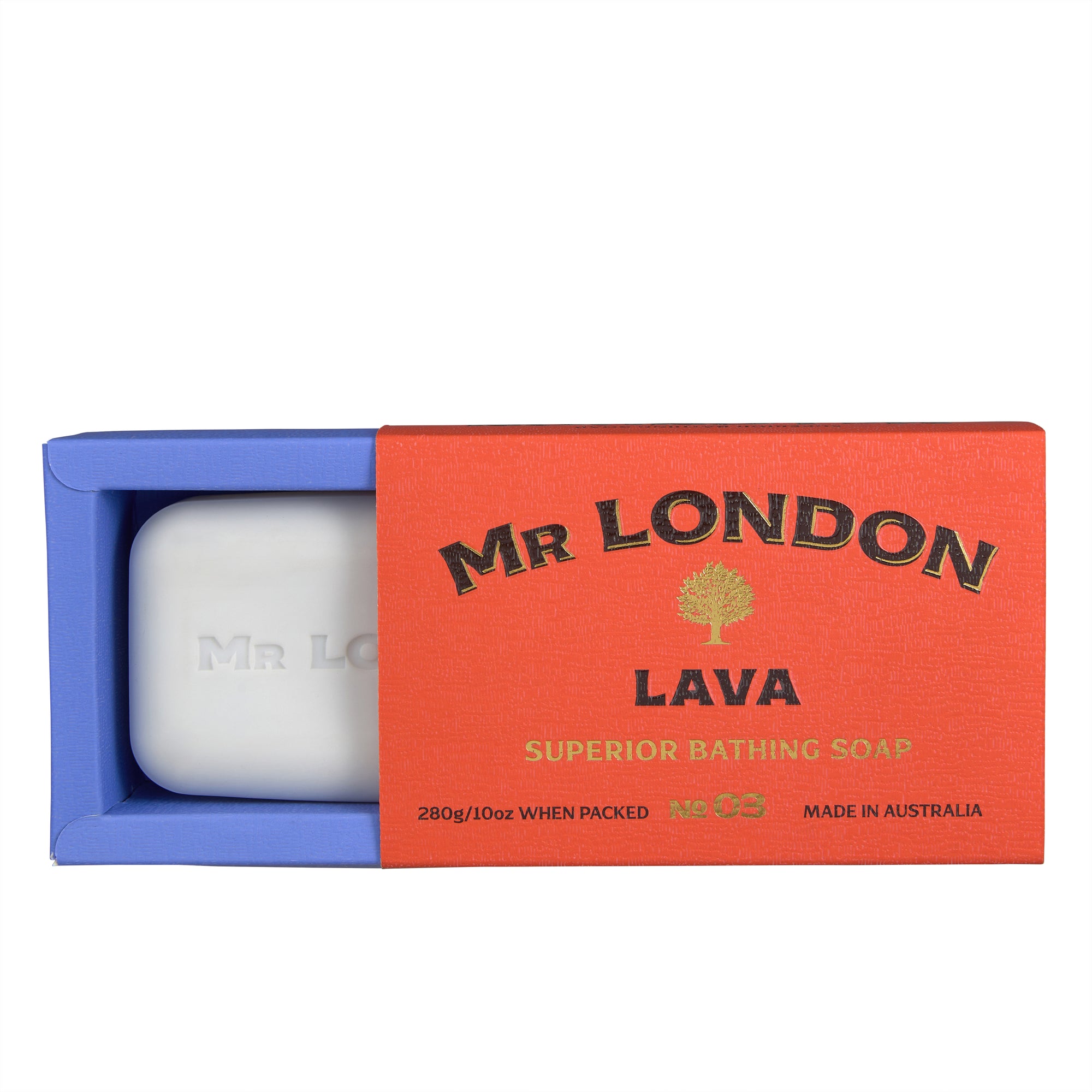 Mr London LAVA Soap Bar Carton 280g x 8