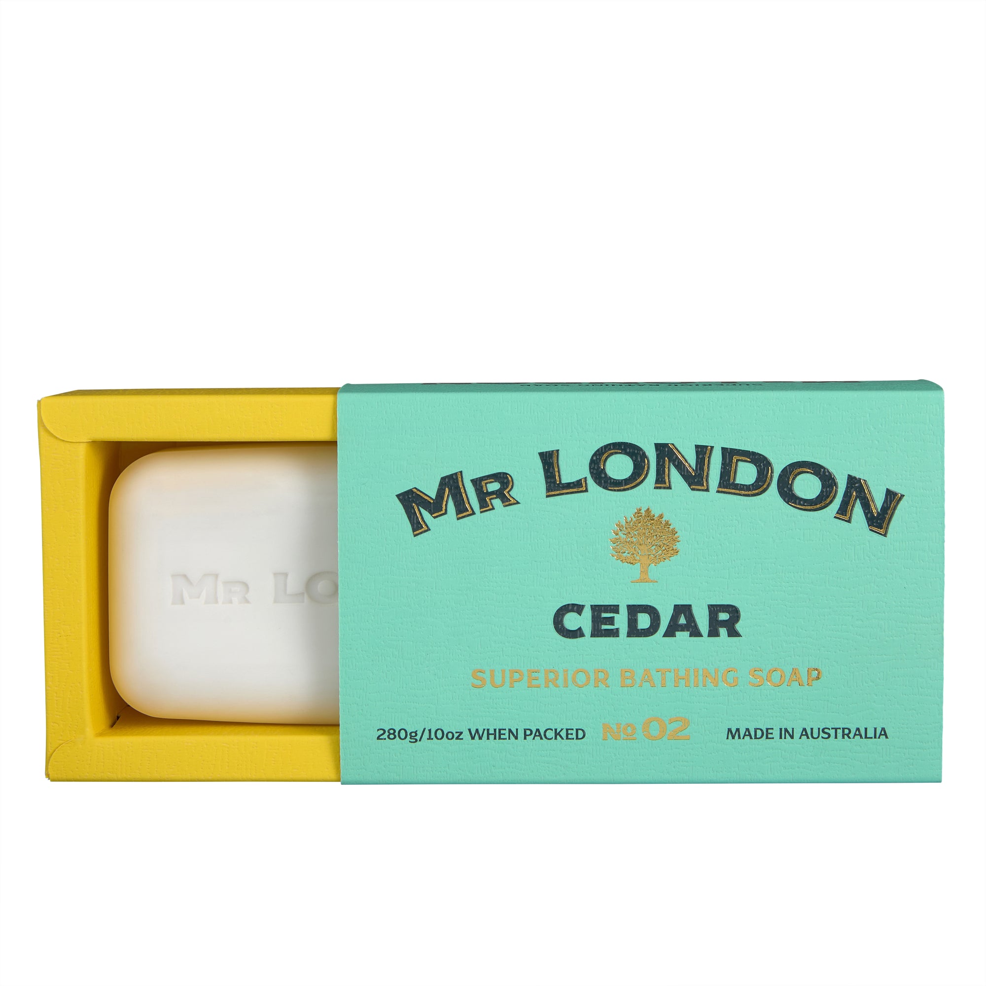 Mr London CEDAR Soap Bar Carton 280g x 8