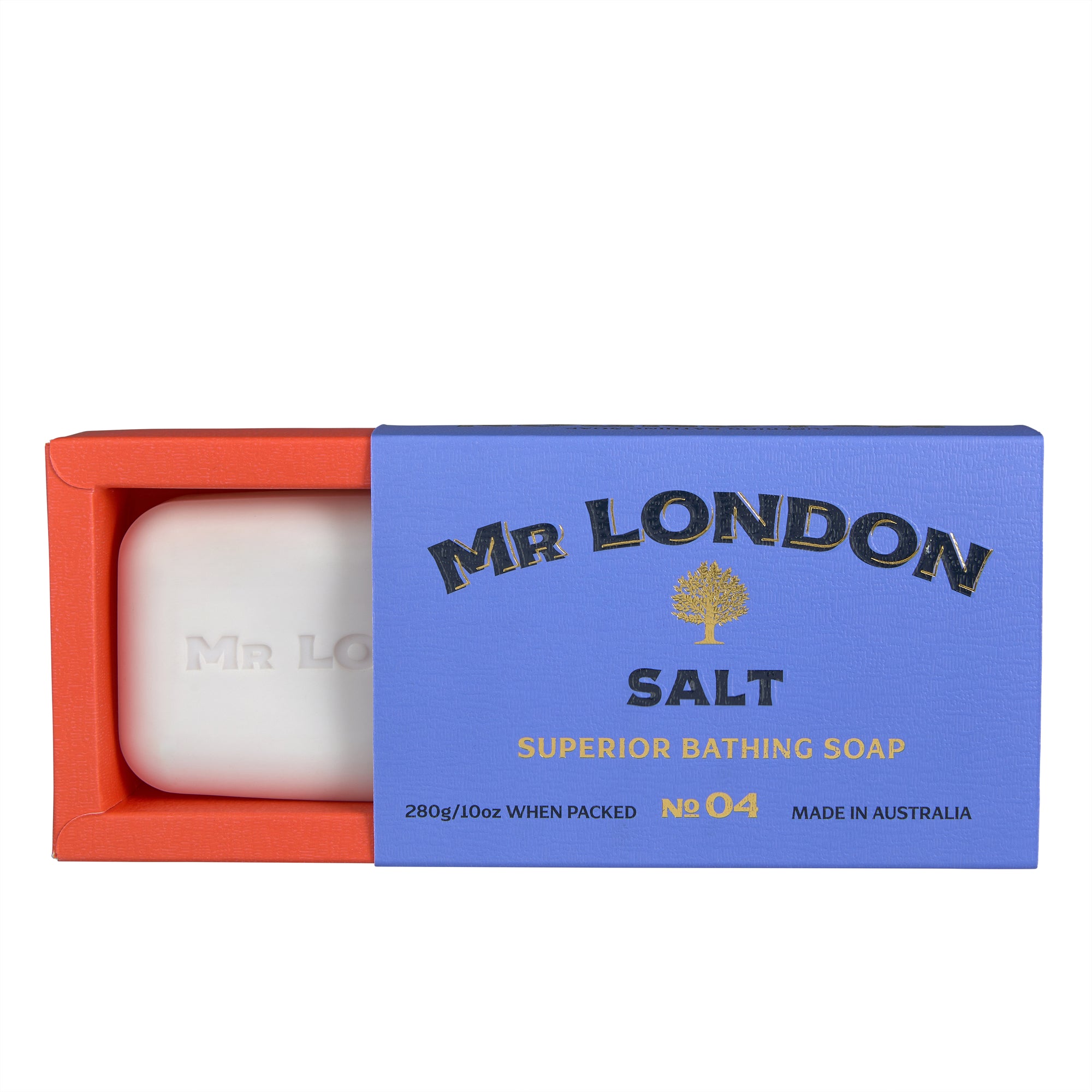 Mr London SALT Soap Bar Carton 280g x 8