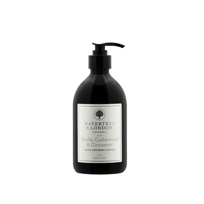 Vanilla, Cedarwood and Cinnamon Hand & Body Lotion